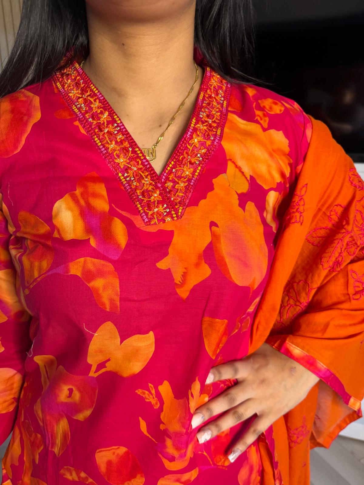 Yana 3pc Indian Cotton Kameez U2-E4/5