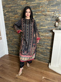 Sapphire Kurta - Black and Multi