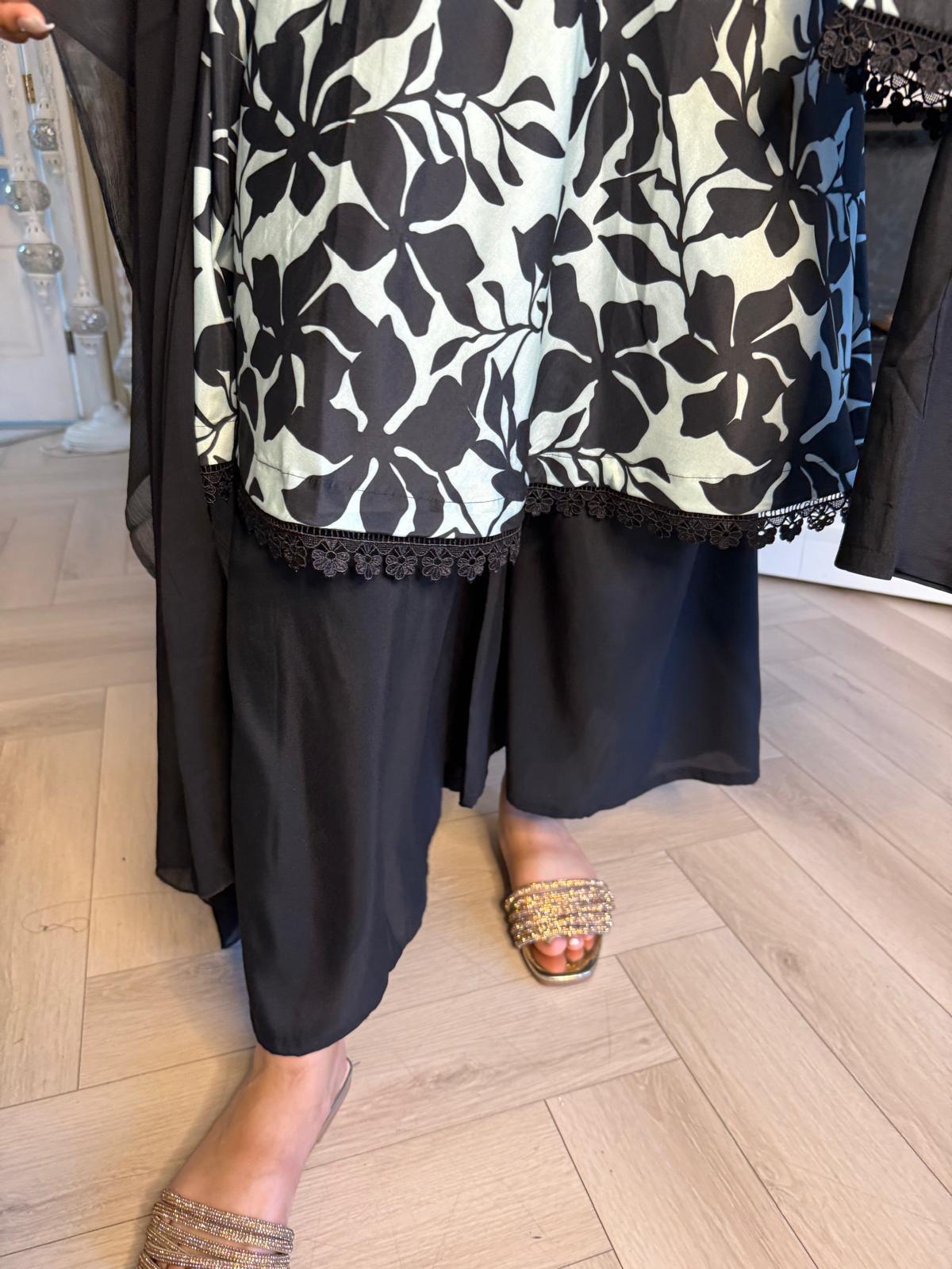 Hinan 2pc Mother & Daughter Umbrella Frock