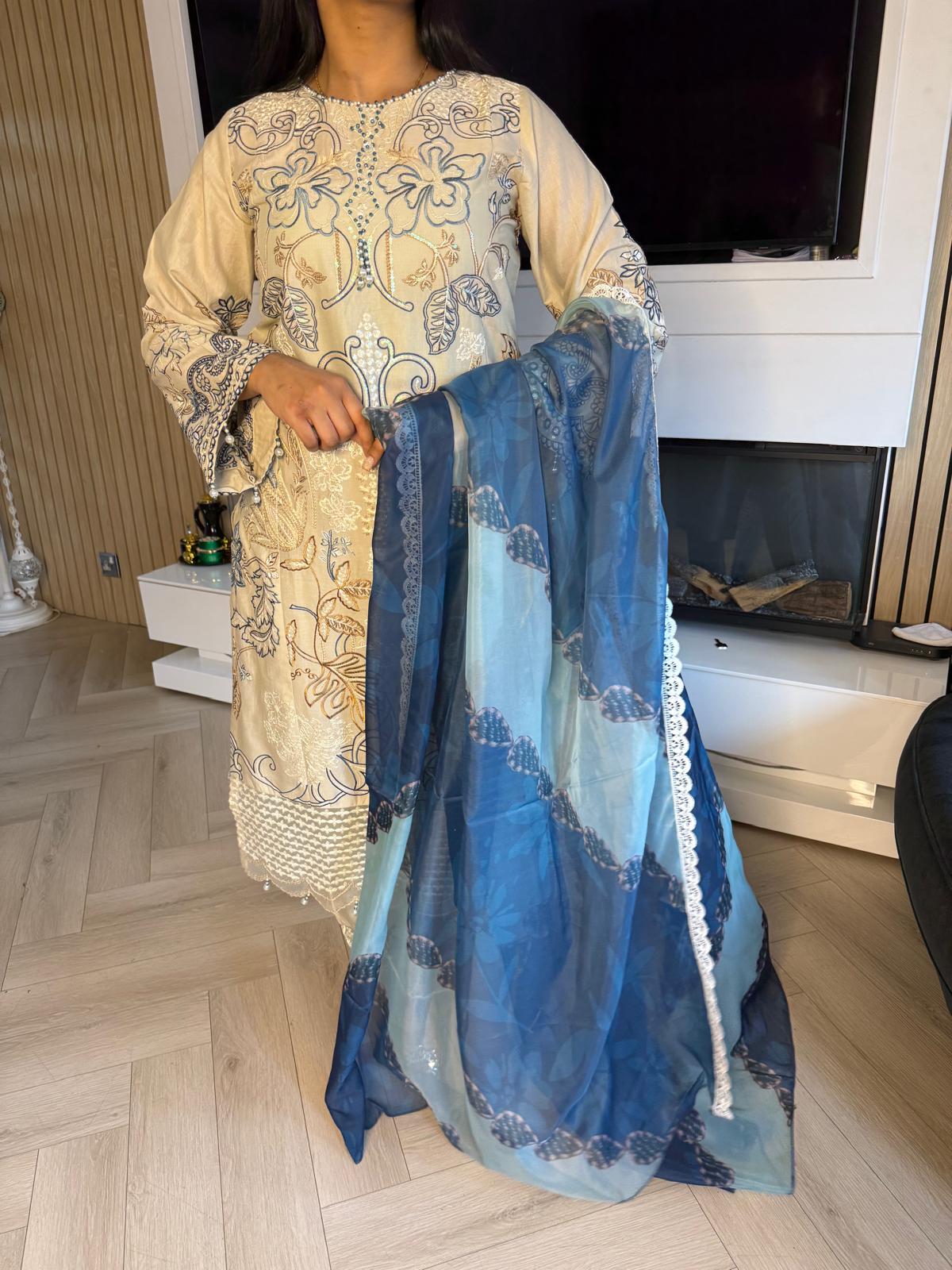Gulnaar 3pc Summer Suits by Heera