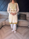 Sale Ally’s Kurta - Cream & Gold
