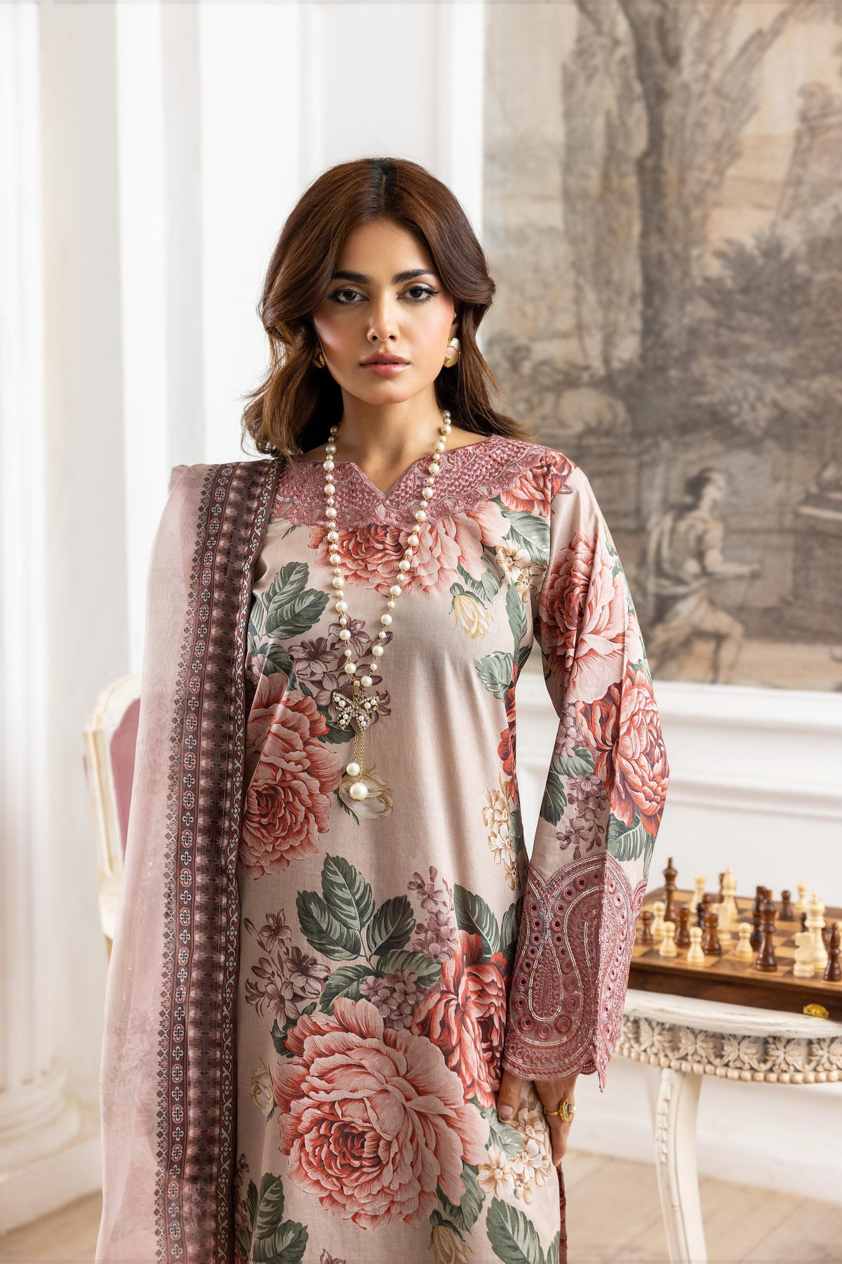 Khushbu E Bahaar By Raniya 3pc Lawn Shalwar Suit
