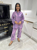 Designer By Vanya co-ord-Lilac U5-A3