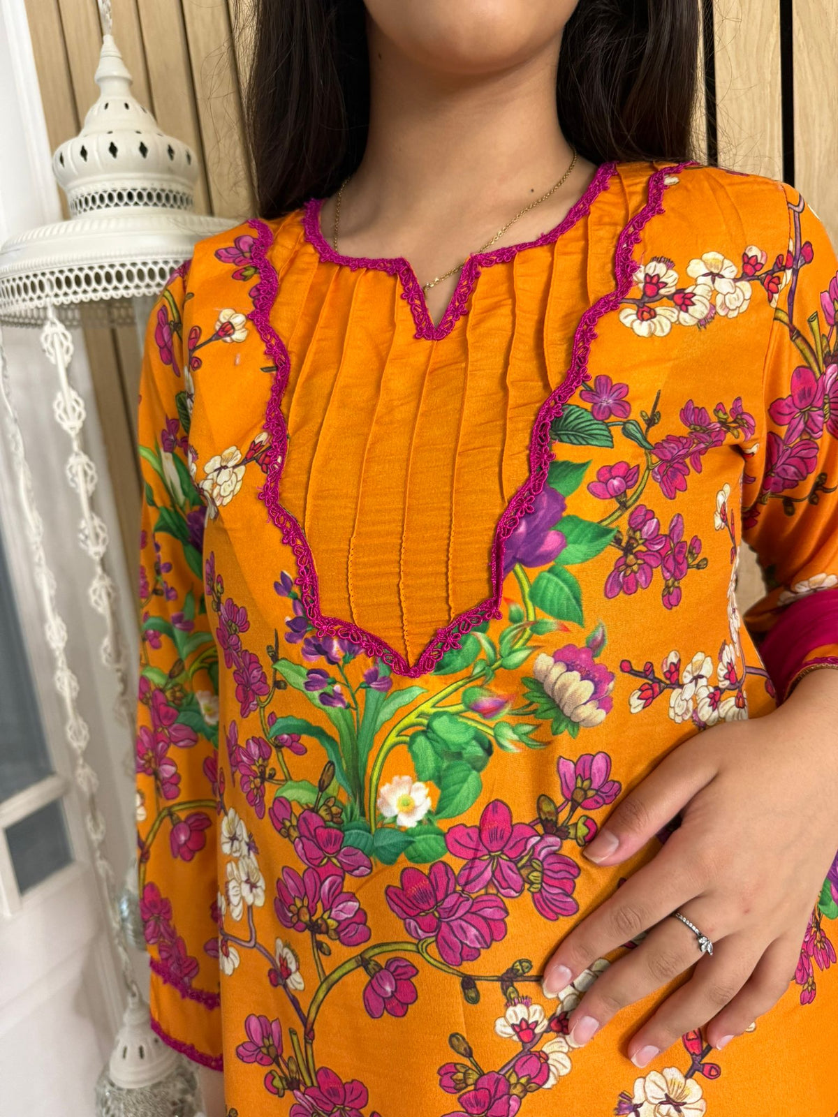 Nuha 3pc Floral Printed Suit