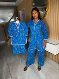 Basma 2pc Mother and Daughter Printed Cotton D2-E4