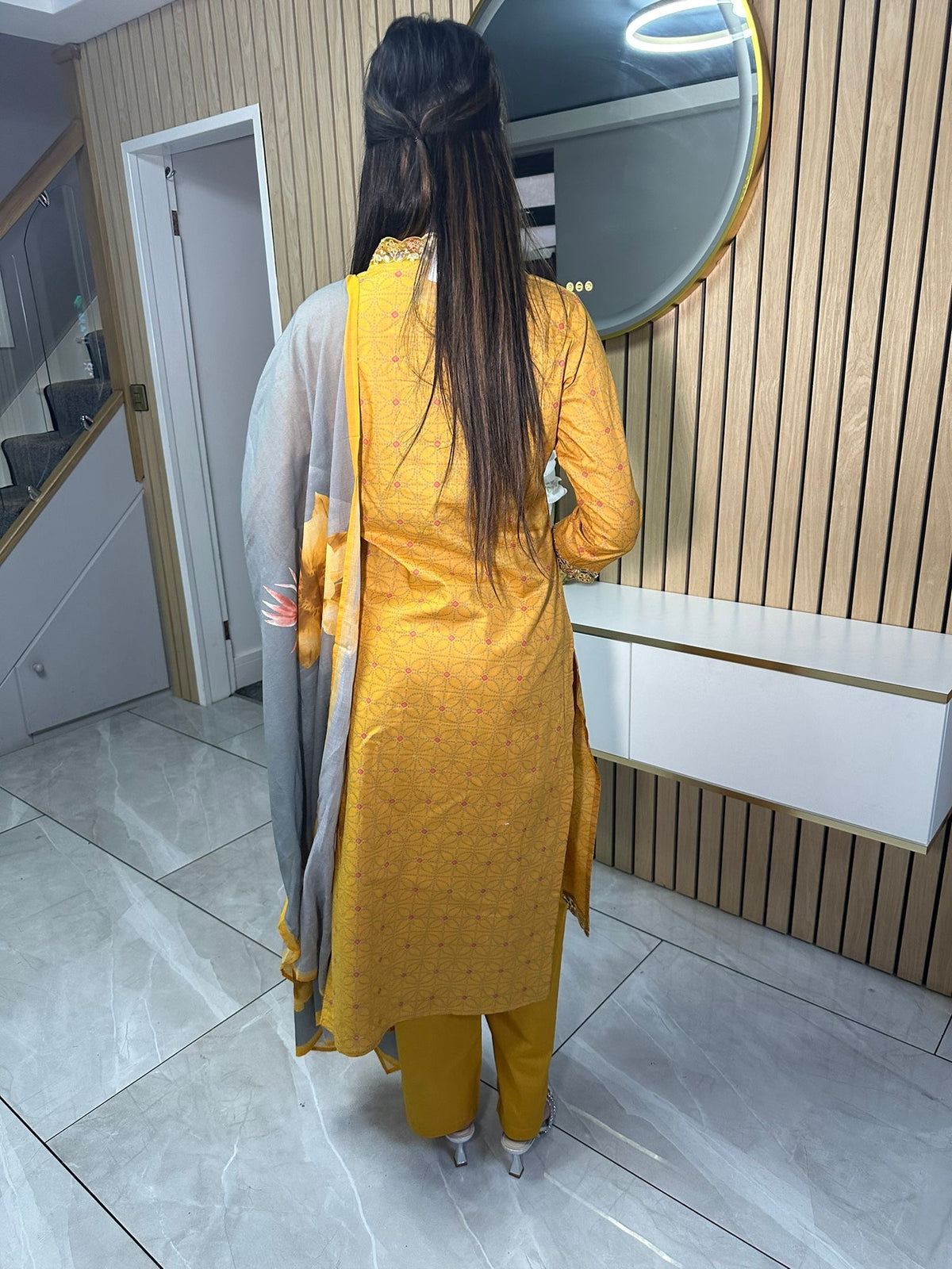 Yana 3pc Indian Cotton Kameez U2-E4/5