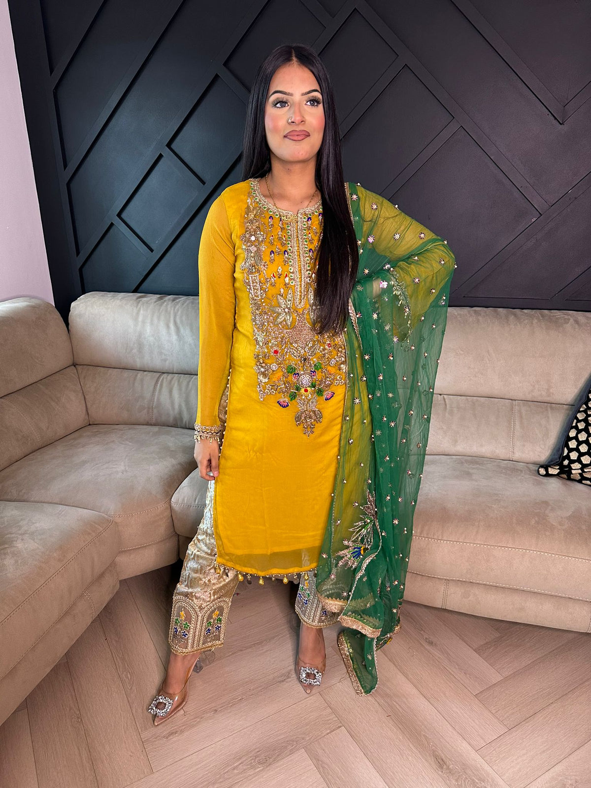 Khuda Baksh - Yellow and Green