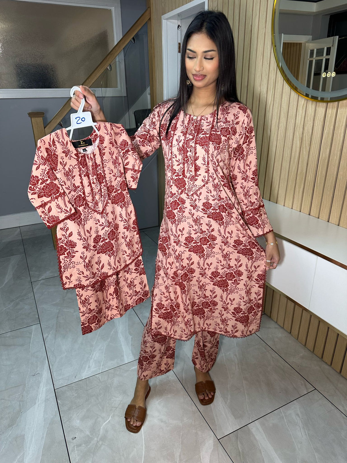 Anum 2pc Mother & Daughter Co-Ord D3-D3