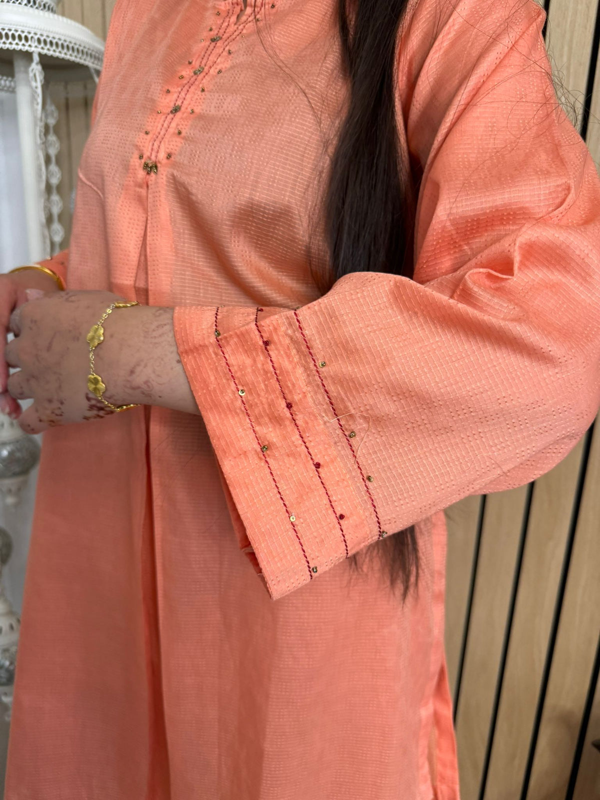 Nazma 2pc Plain Lawn Suit U3-B4