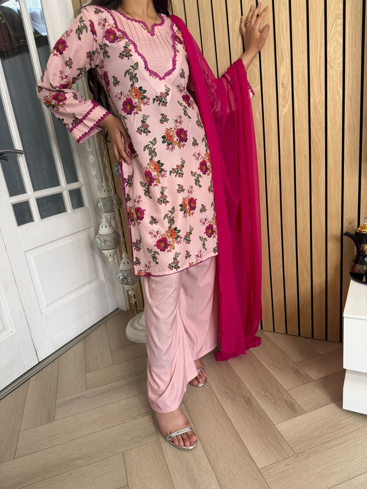 Nuha 3pc Floral Printed Suit