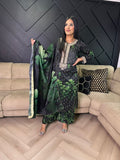 Sitare by Raniya - Black and Green U4