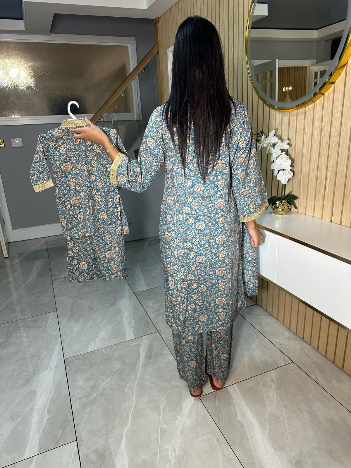 Shazmin 2pc Mother & Daughter Co-Ord D3-A2