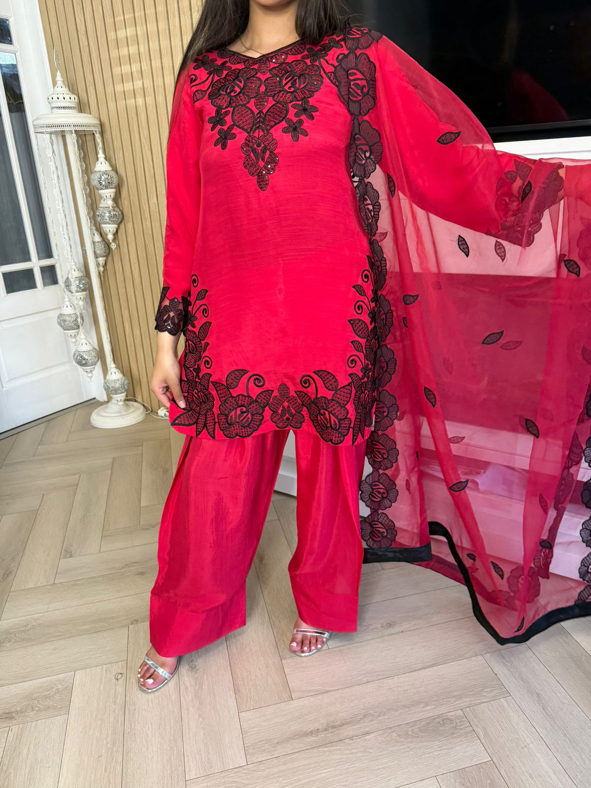 Zimal Farshi Silk Suits by Raniya.H