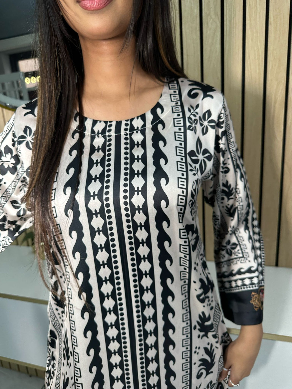 Shamila 2pc Silk Mother and Daughter Co-ord