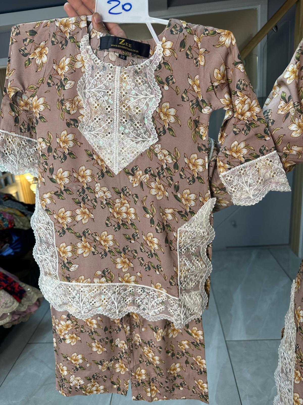 Shazmin 2pc Mother & Daughter Co-Ord D3-A2