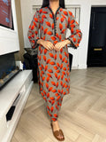 Shela 2pc Soft Khaddar - Printed kameez With  D2-B2