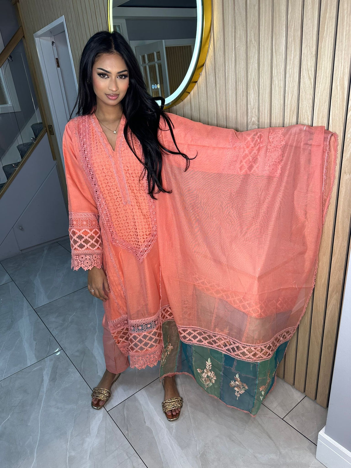 Sakeena 3pc Chikankari Suit U3-C1