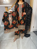 Kismat 3pc Mother & Daughter viscose Suit With Plazzo D3 C2