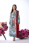 Heera’s 3pc - Blue Multi Floral