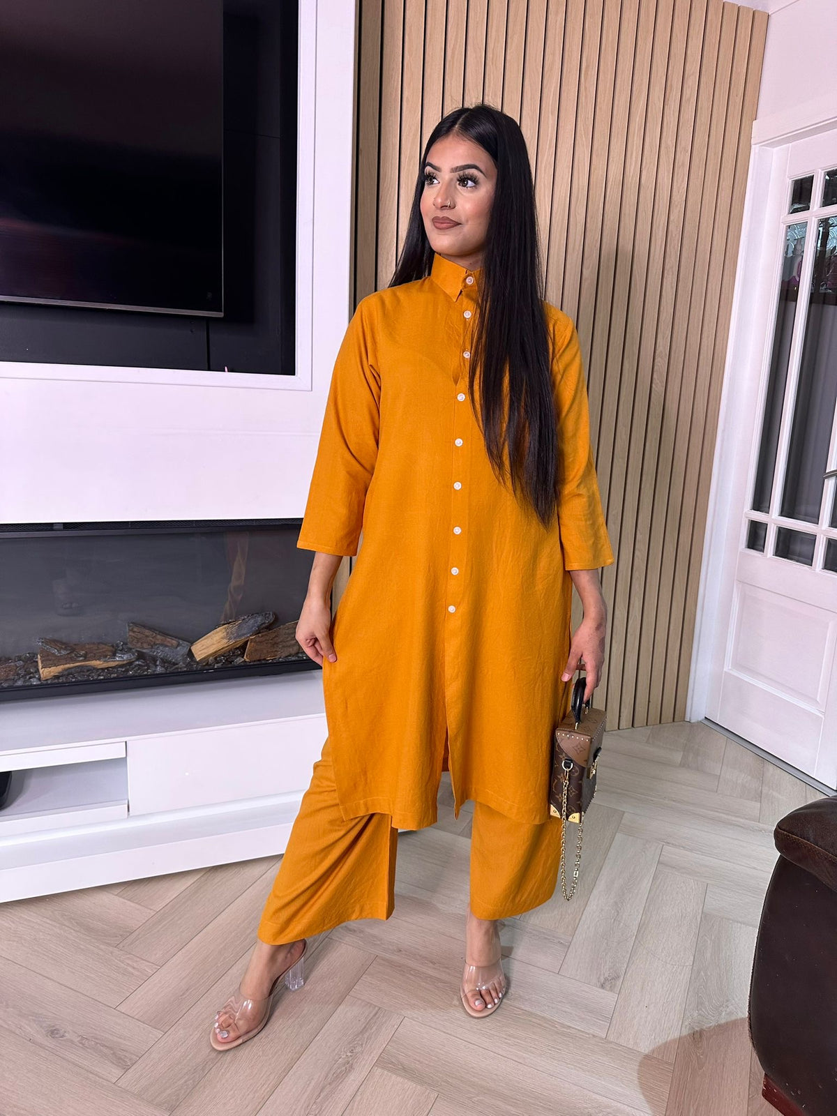 Mehak Co-ord - Mustard