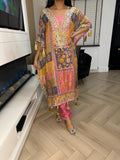 Daria 2pc Indian Silk Kaftan U2-E2