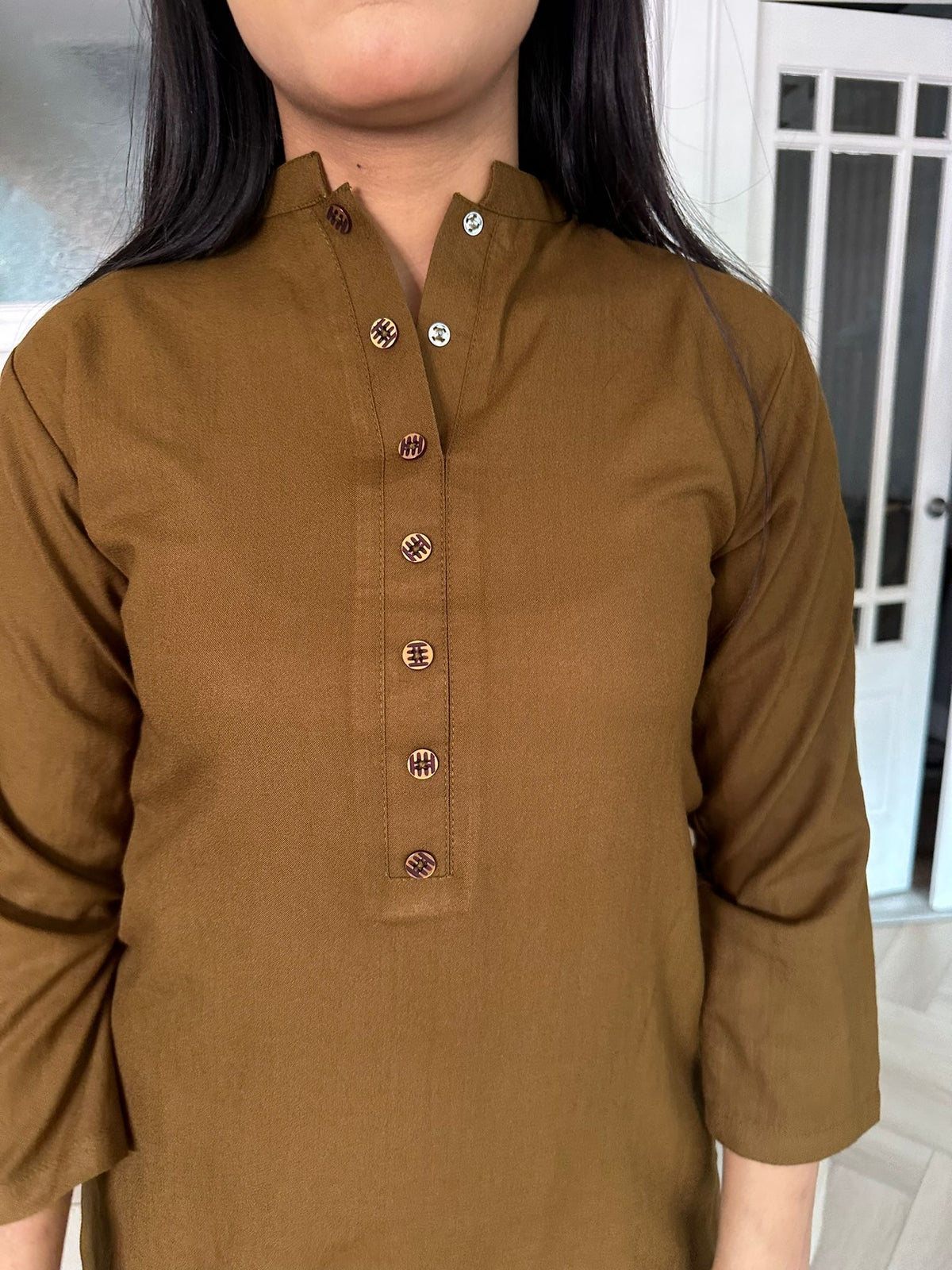 Amanda M&D Shalwar- khaki