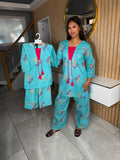 Madeeha 2Pc Mother and Daughter Printed Shalwar Suit