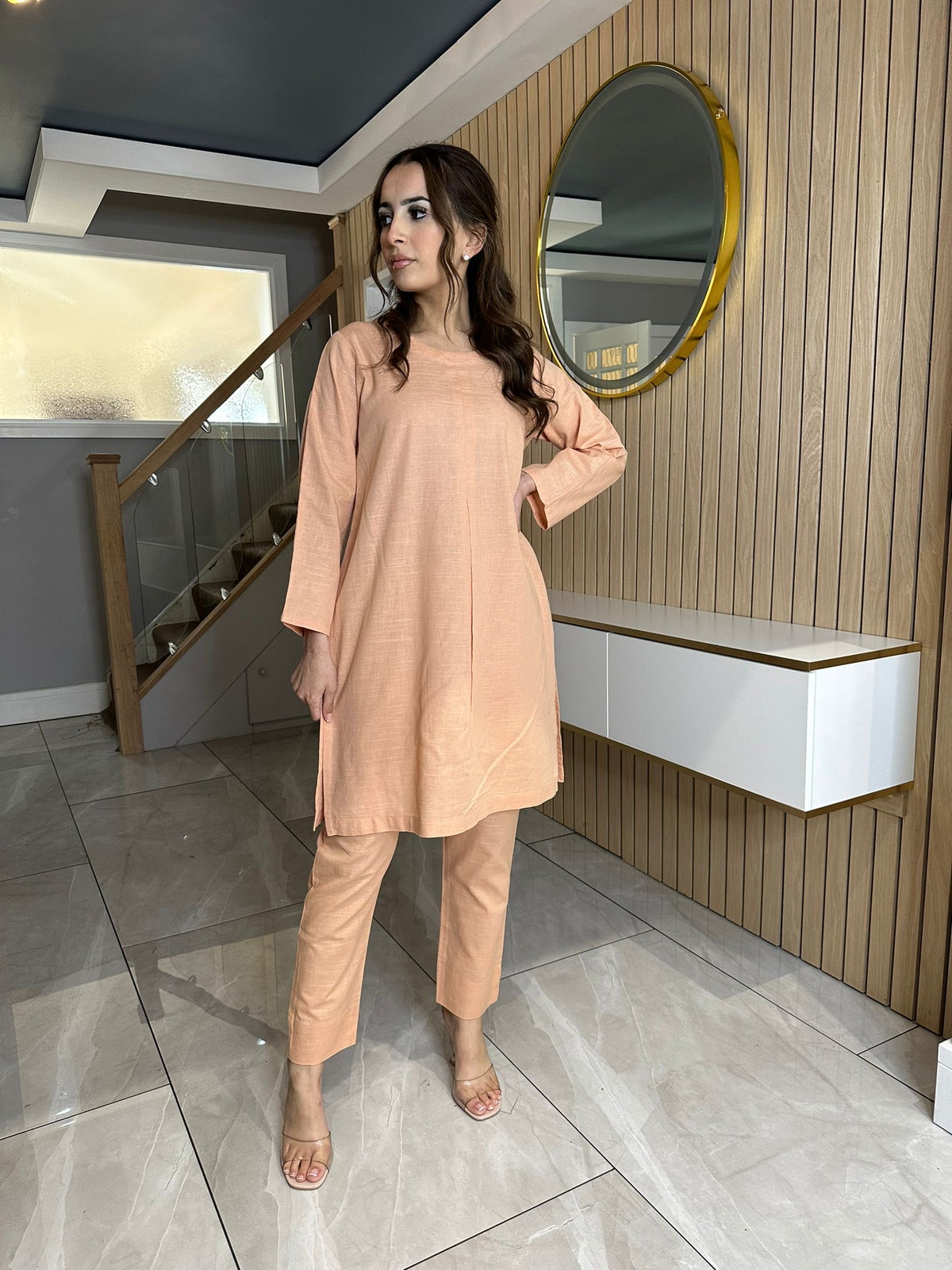 Zee Khaddar 2pc Plain Co-ord