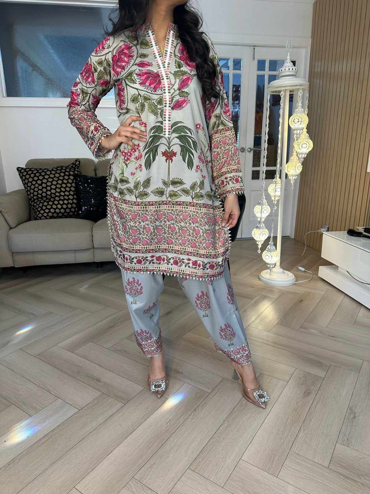 Designer By Ally’s Silk 2pc Co-Ord D1-C