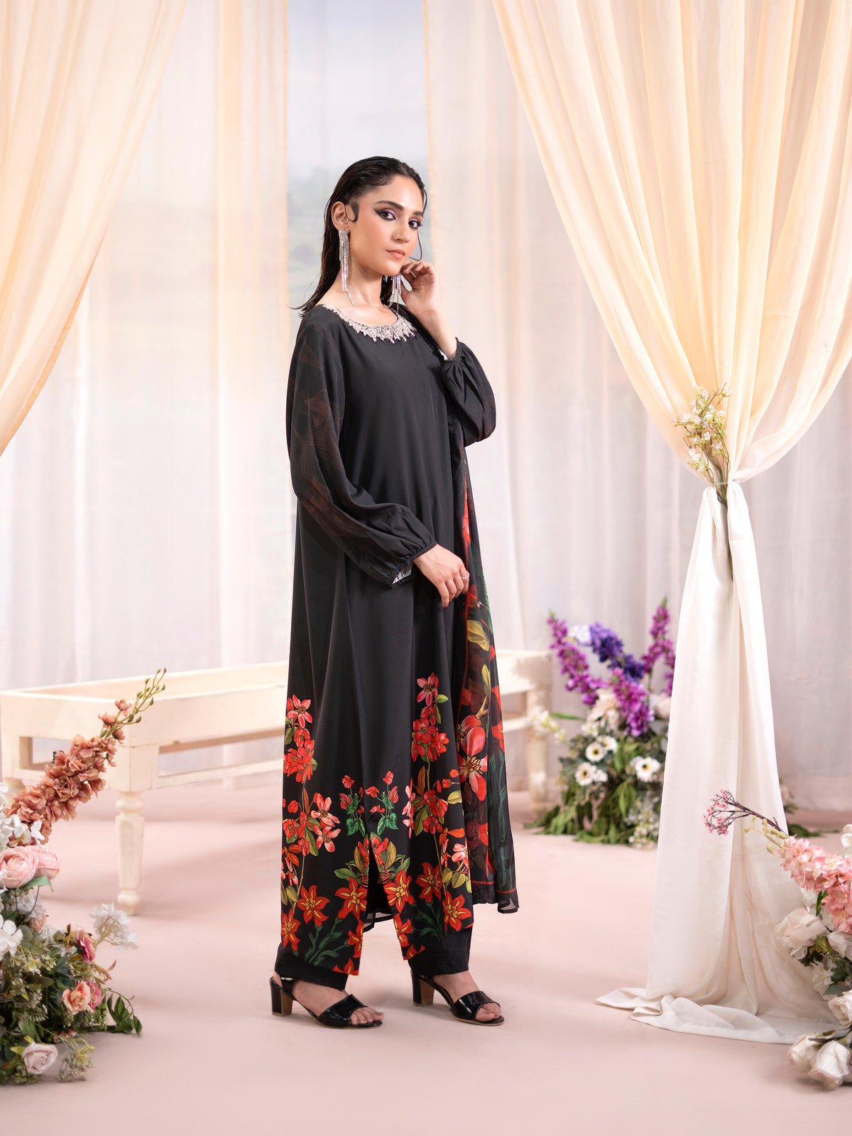 Neha 3pc Grip Silk Suits  By Raniya