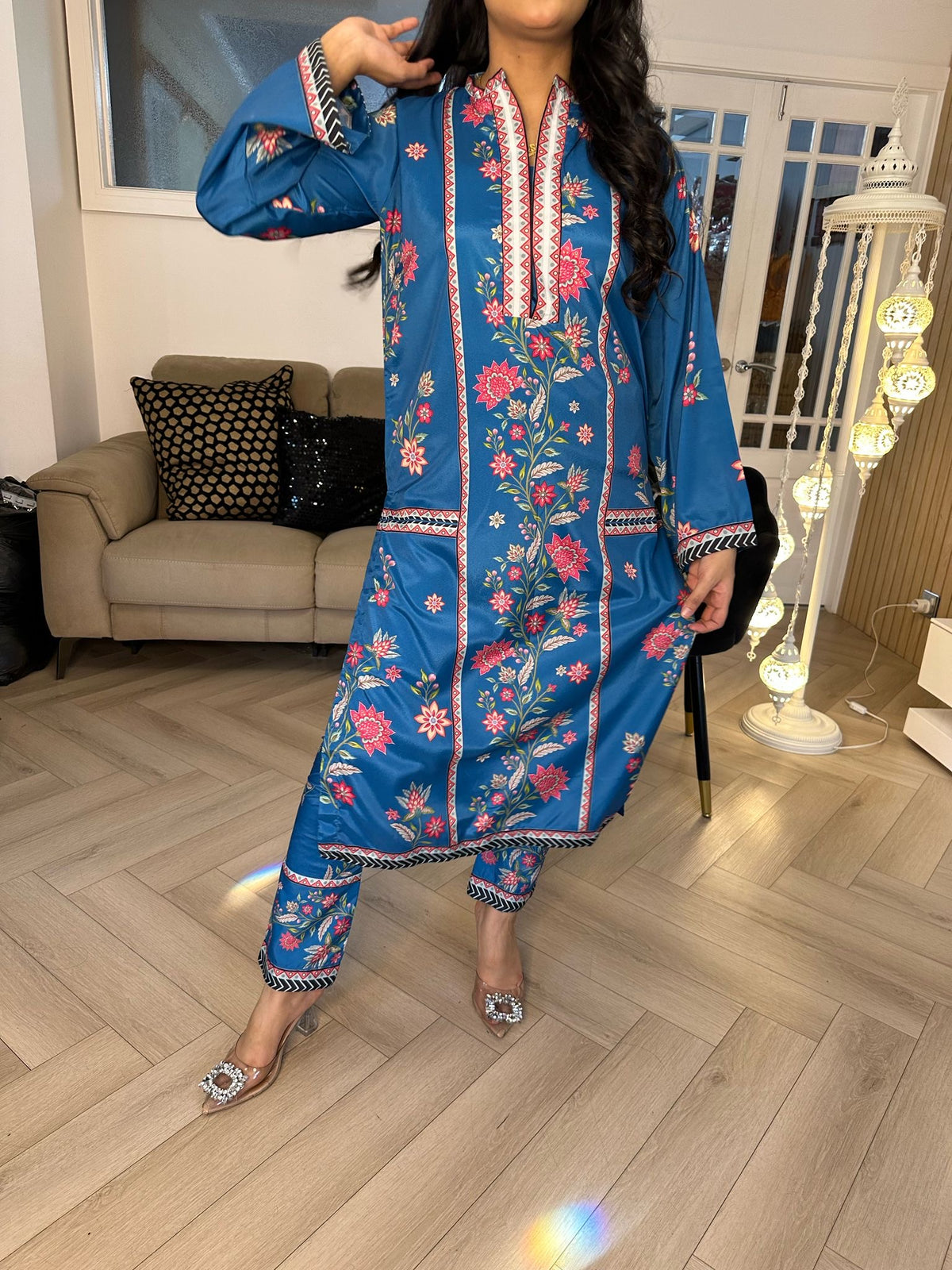 Designer By Ally’s Silk 2pc Co-Ord D1-C