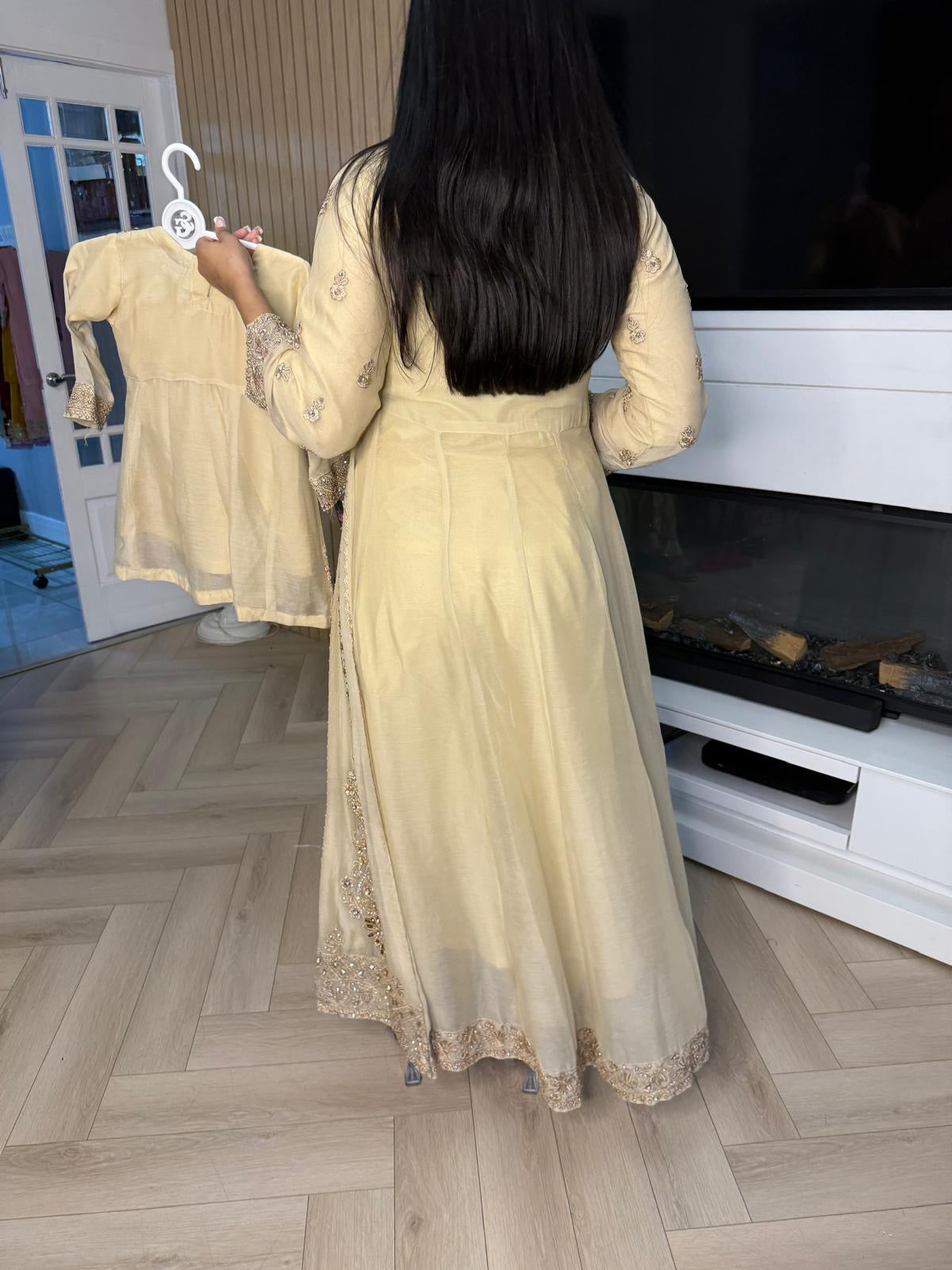 Felisha 3pc Mother & Daughter Frock