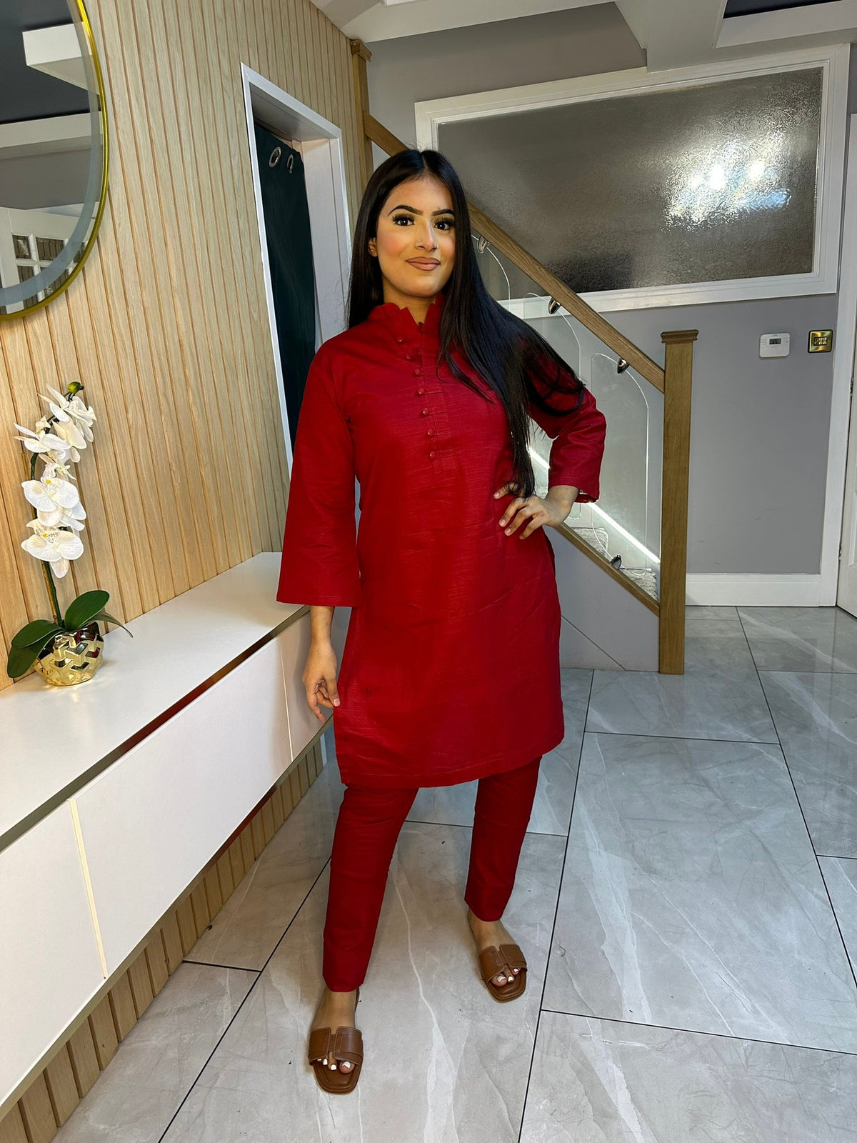 Tamina Khaddar 2pc Button Co-ord