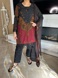 Zee Lawn 3pc Printed suit with chiffon scarf U5-A2