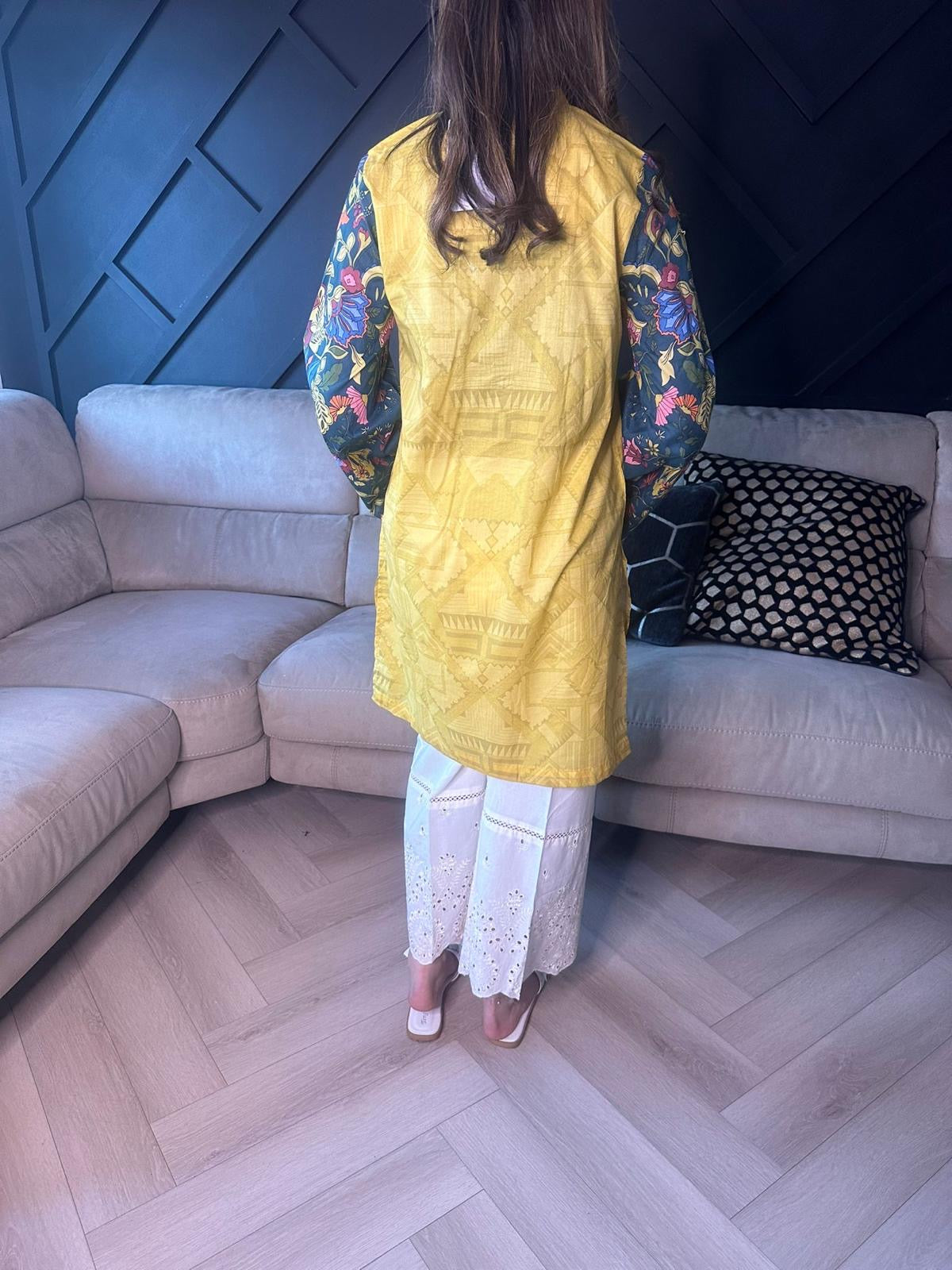 Sale Ethnic Kurta - Yellow