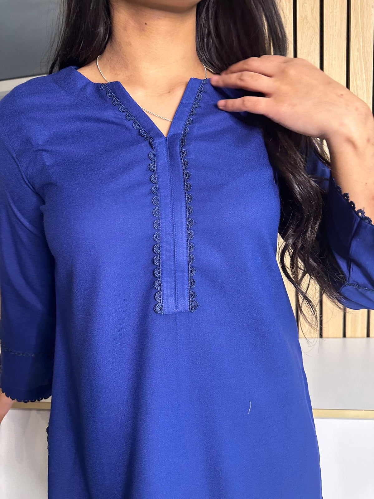 Edin Dhanak Co-ord - Royal Blue