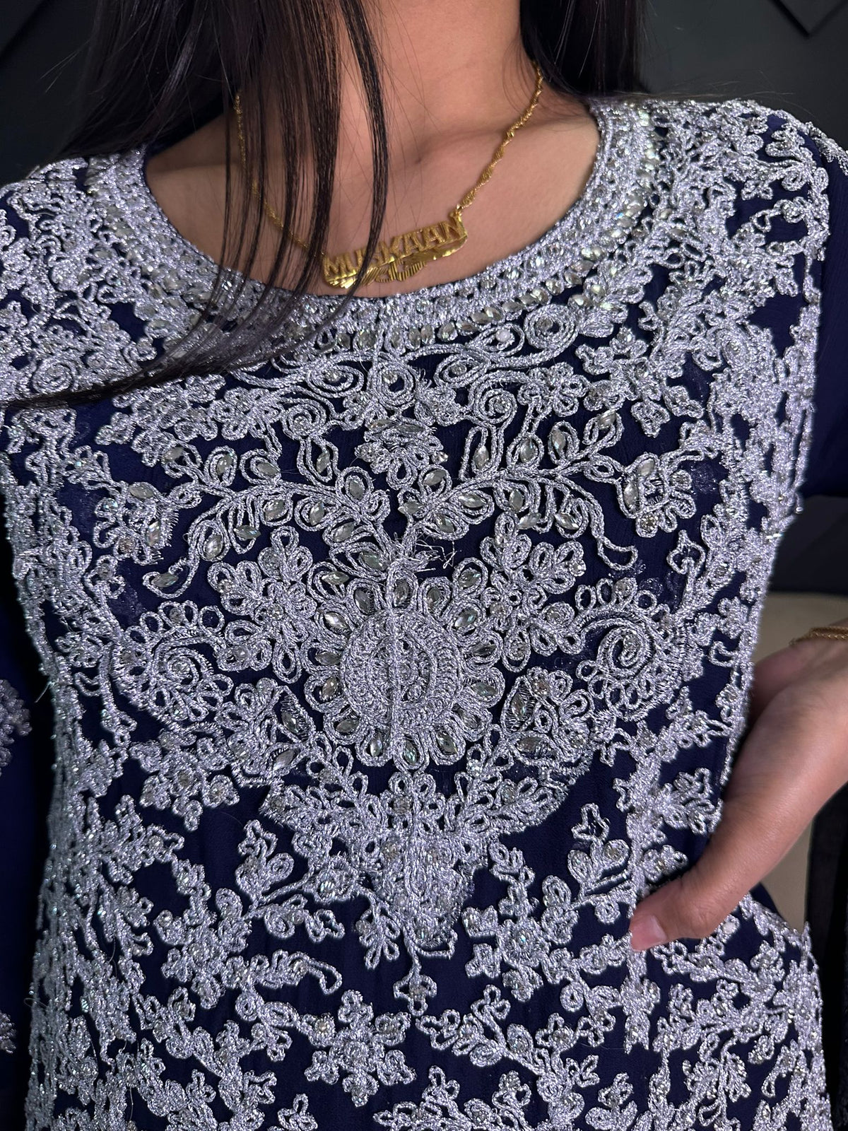 Jasmine Gharara - Navy