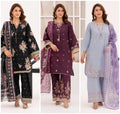 Leah 3pc Cotton Lawn Suits by Raniya