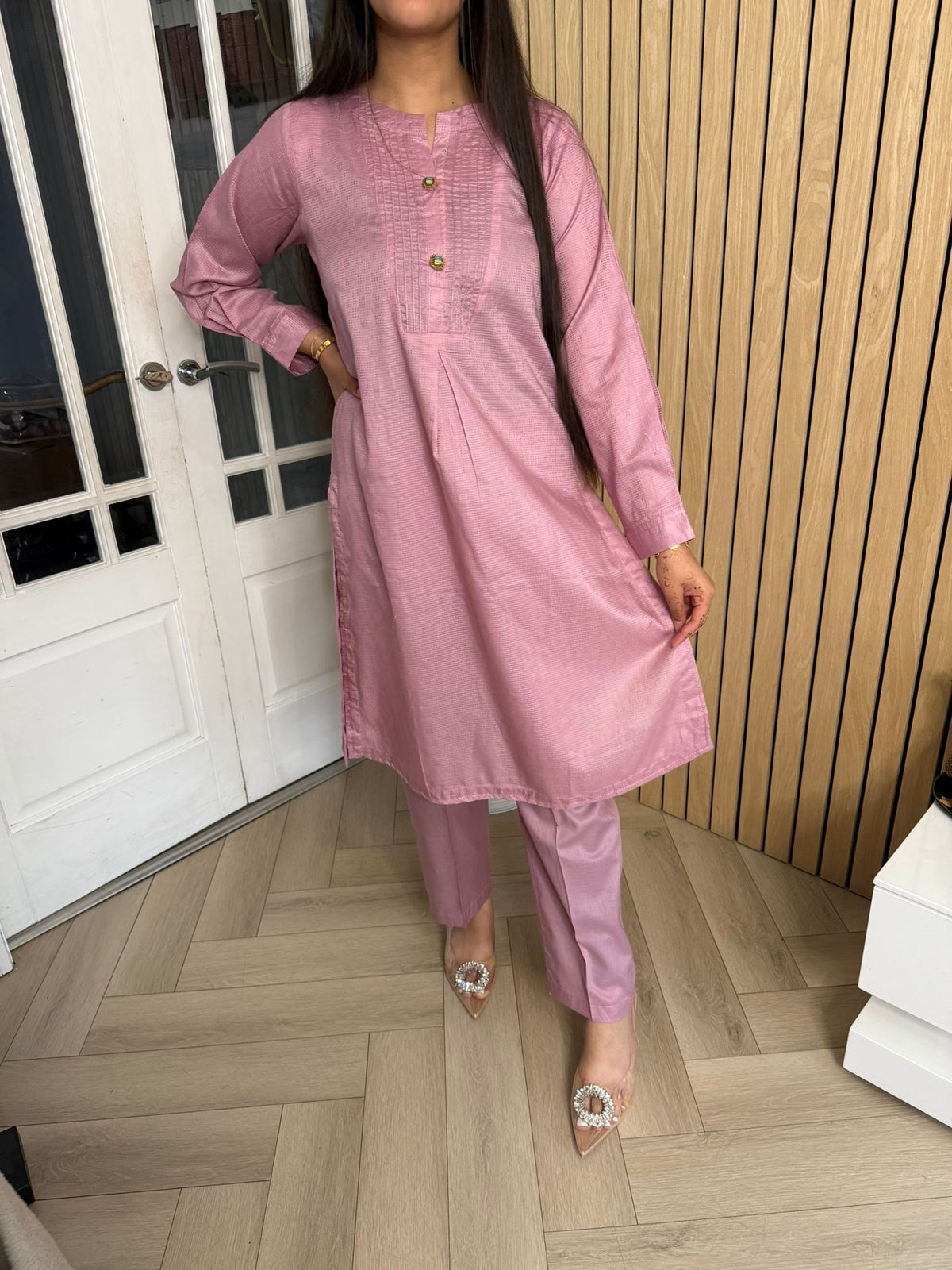 Nazma 2pc Plain Lawn Suit U3-B4
