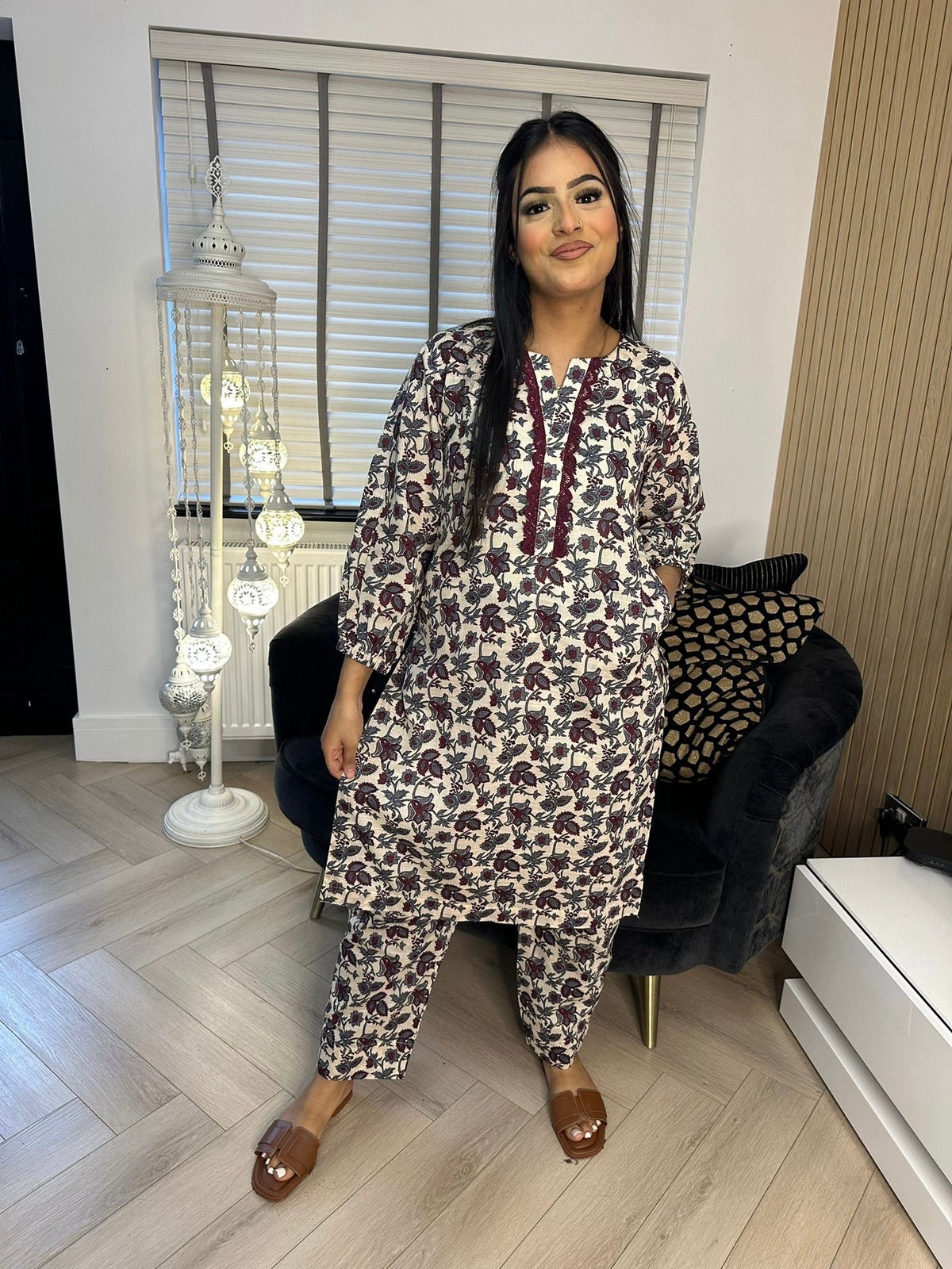 Mia 2pc Pocket Khaddar Co-ord