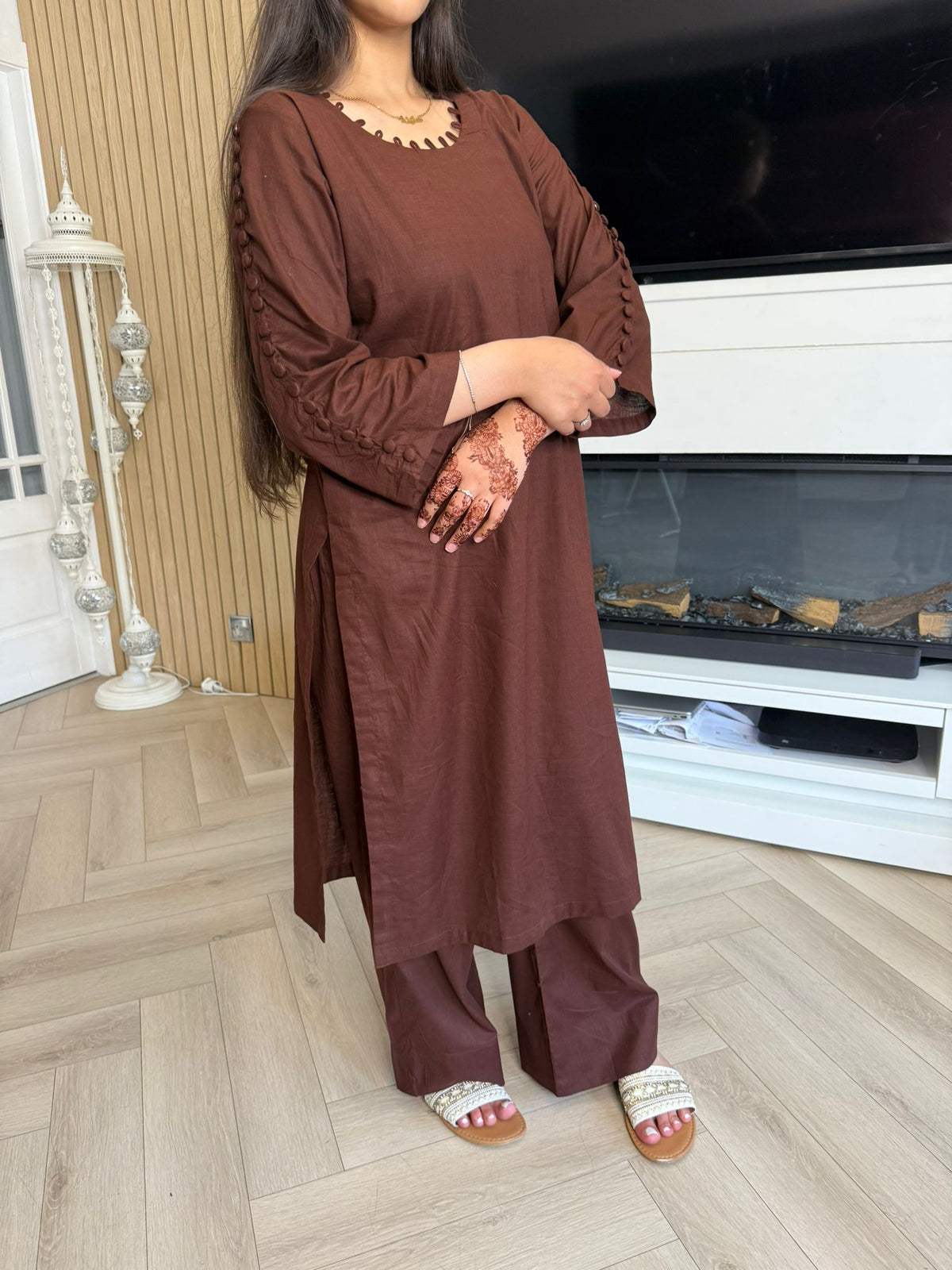 Bella Cotton Loop Neck 2pc Co-ord