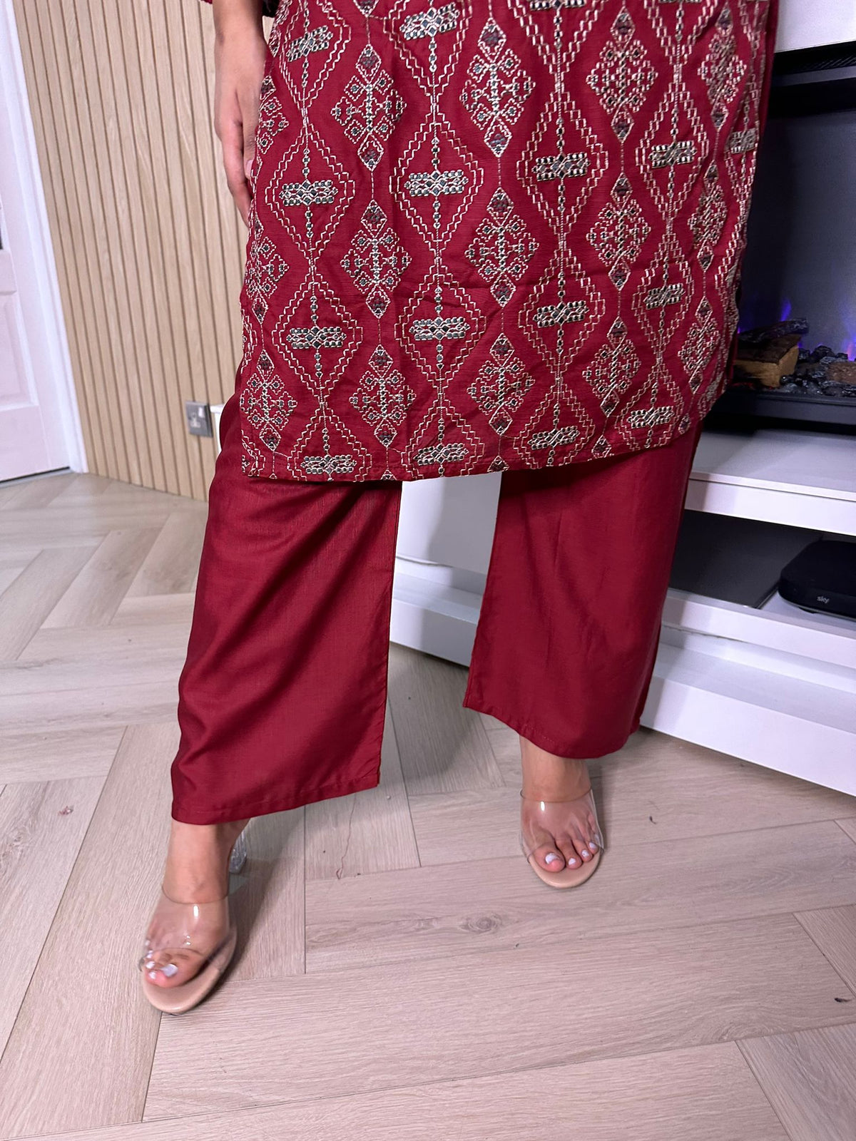 Bala 2 Piece - Maroon