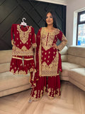 Princess M&D Gharara - Red