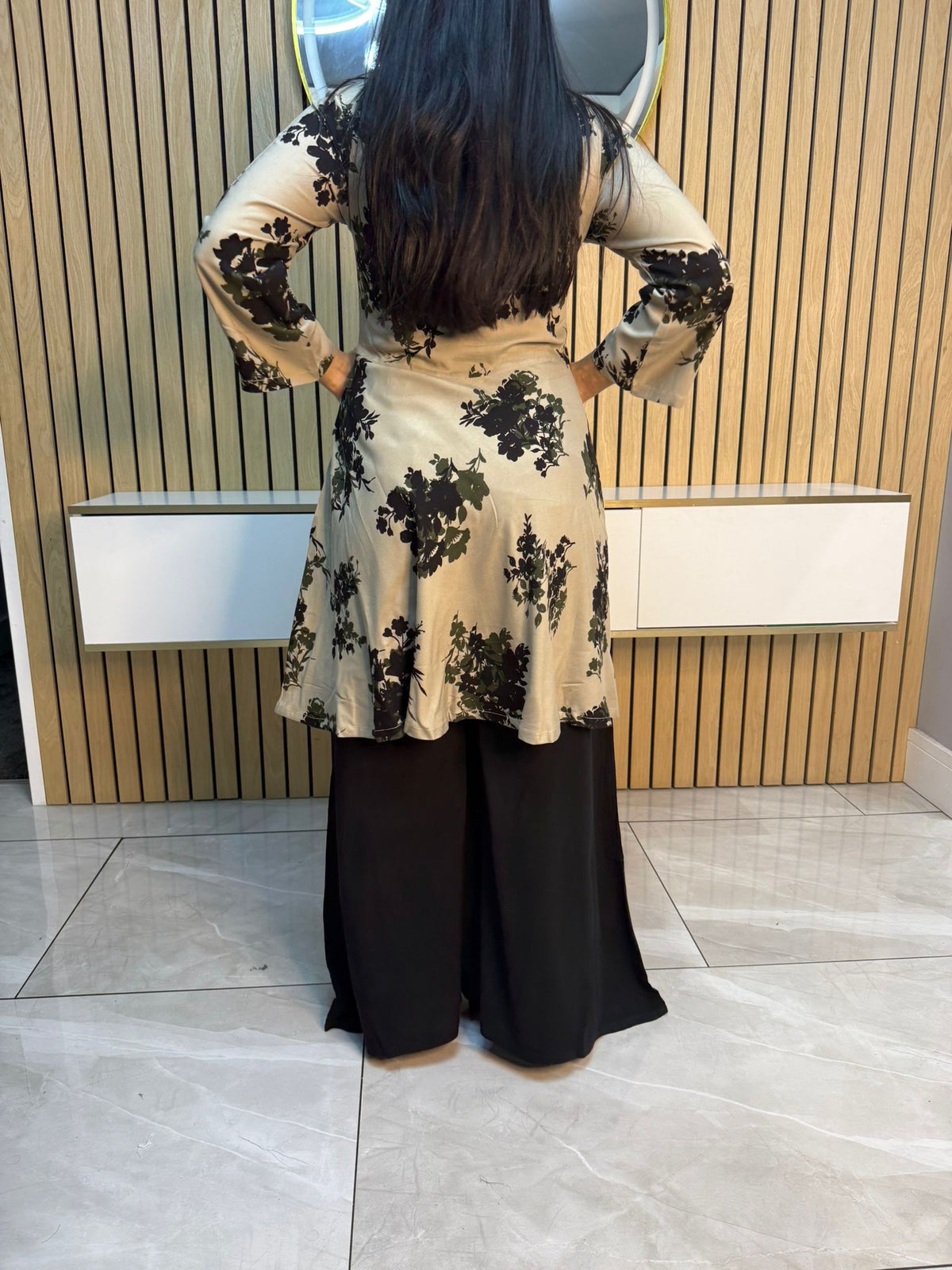 Hinan Umbrella Frock With Plazzo Trouser