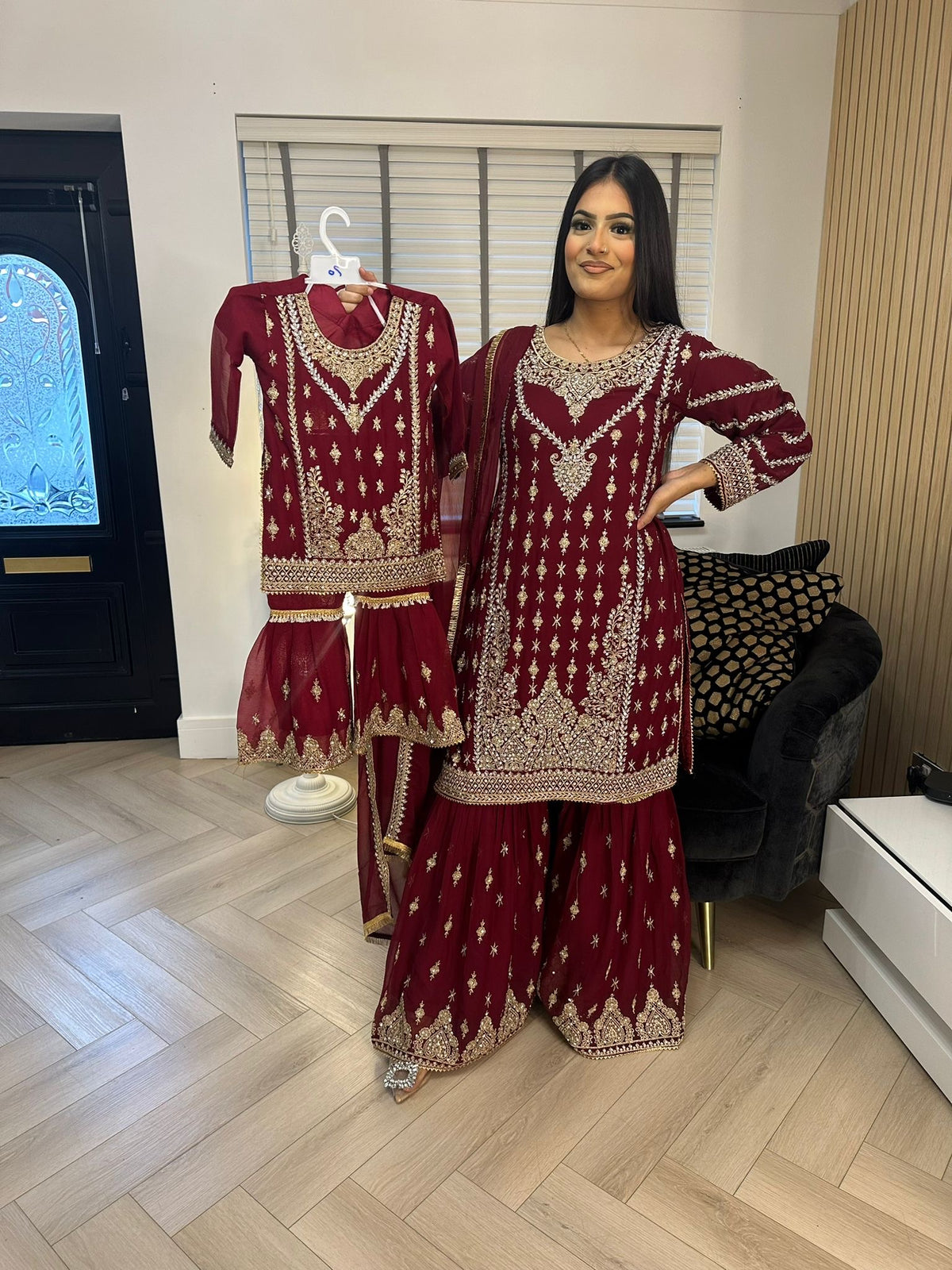 Ayra 3pc Mother & Daughter Gharara