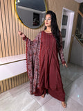 Afsana - Maroon Frock U3-C1