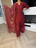 Sofia 3pc Farshi Shalwar With Fancy Dupatta D2-B2