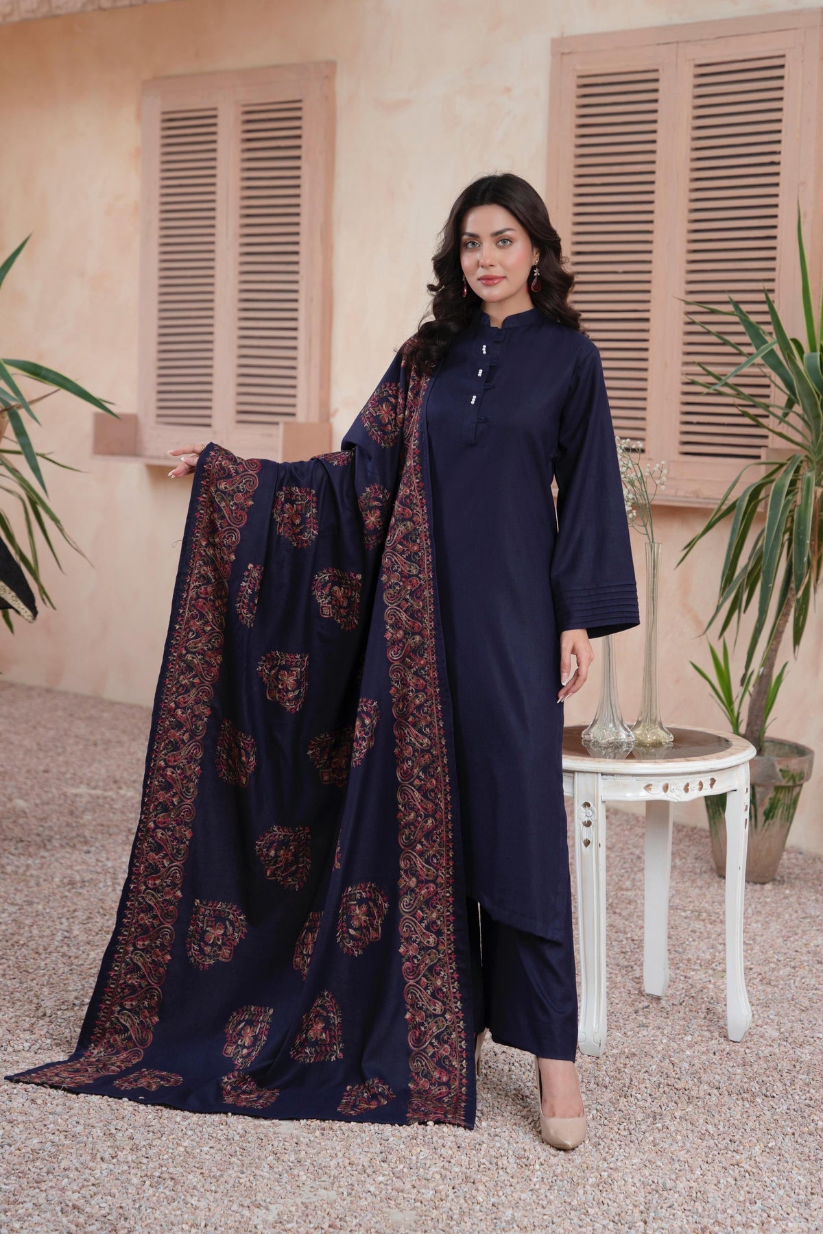 Designer By Raniya Noor Bano 3pc Dhannak Suit