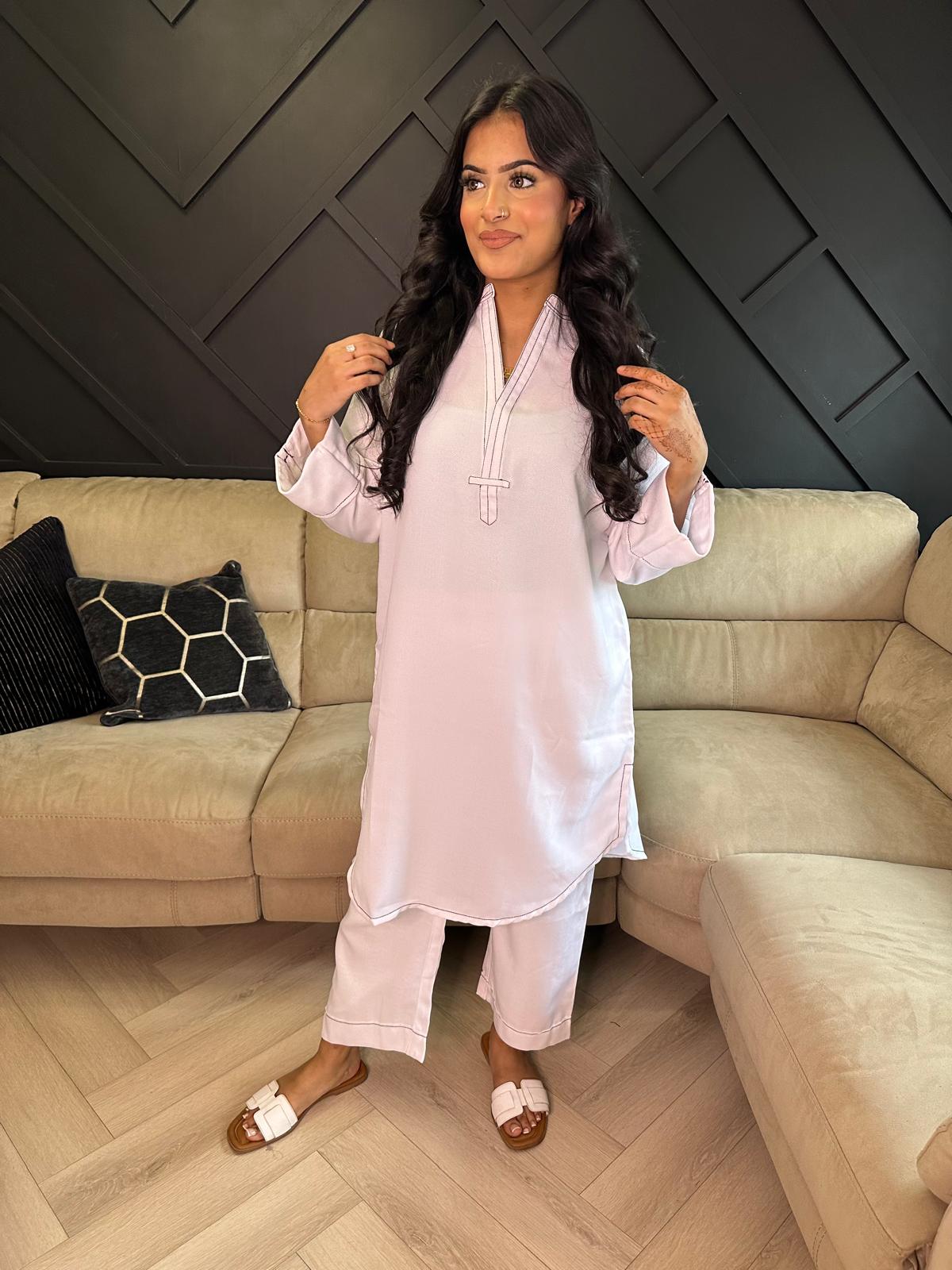 Sana Safinaz Co-ord - White