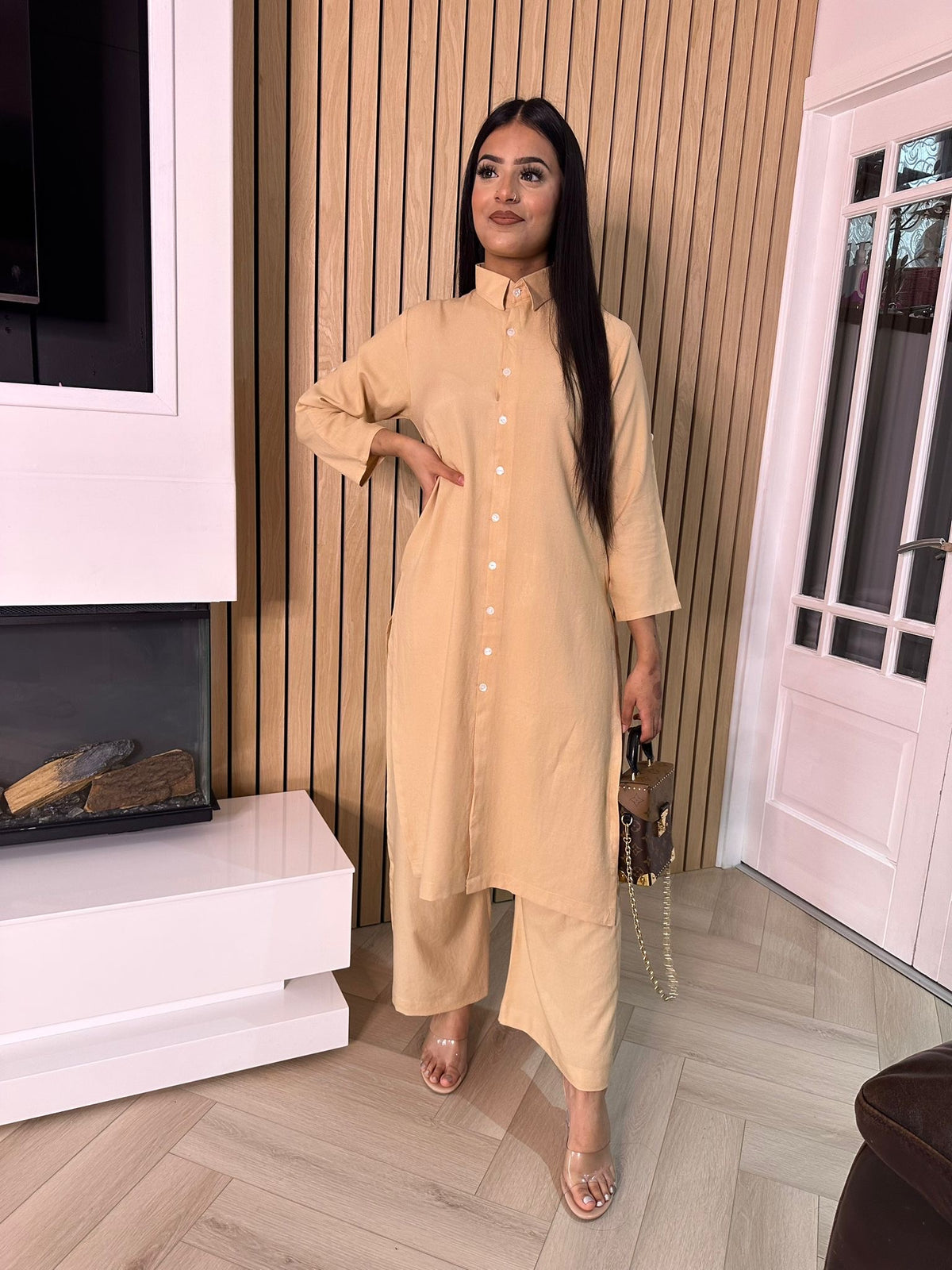 Mehak Co-ord - Beige